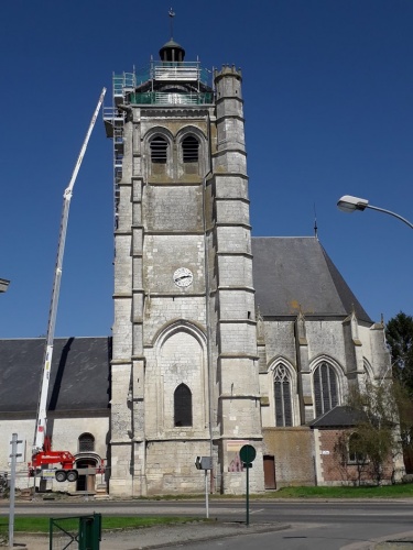 Restauration de l'�glise Saint Pierre : d�me