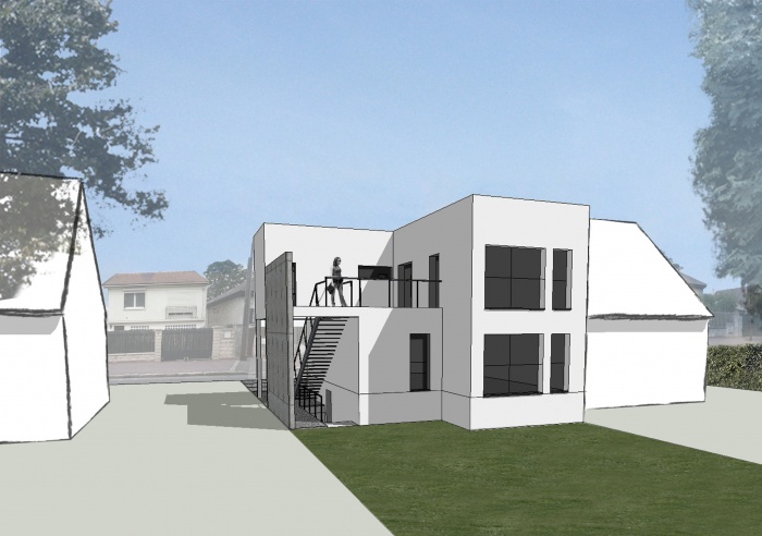 2 logements b�timent contemporain