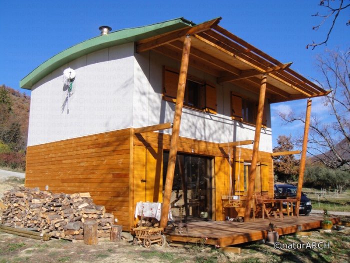 Maison �cologique ossature bois