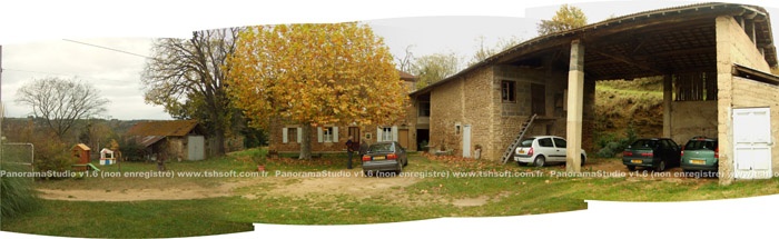 Réhabilitation d'une ferme en galets : pano2