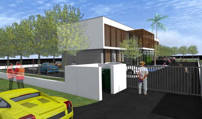 Bureaux de notaires : Vue de l'entr�e