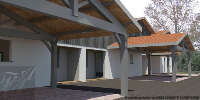 5 maisons individuelles group�es