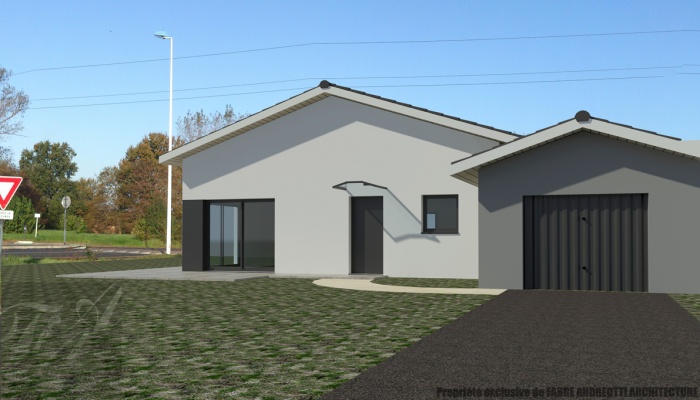 Maison individuelle T5 - 100 m� : d2