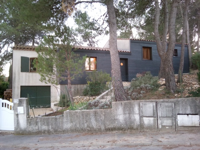 Extension contemporaine d'une Maison dans l'h�rault