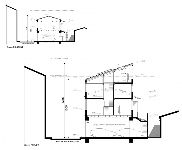 Sur�l�vation d'une maison de ville : Samat 3