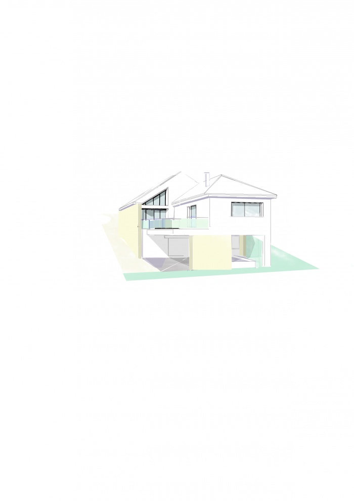 Construction d'une maison dans un parc � Changis-sur-Marne