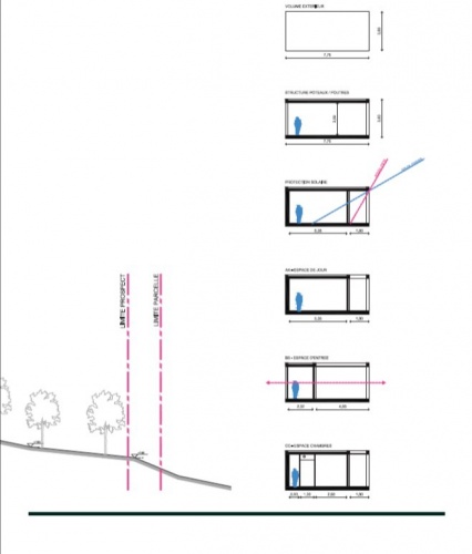 Maison de vacances b�ton et ossature bois : Plan_Bellecombe_3