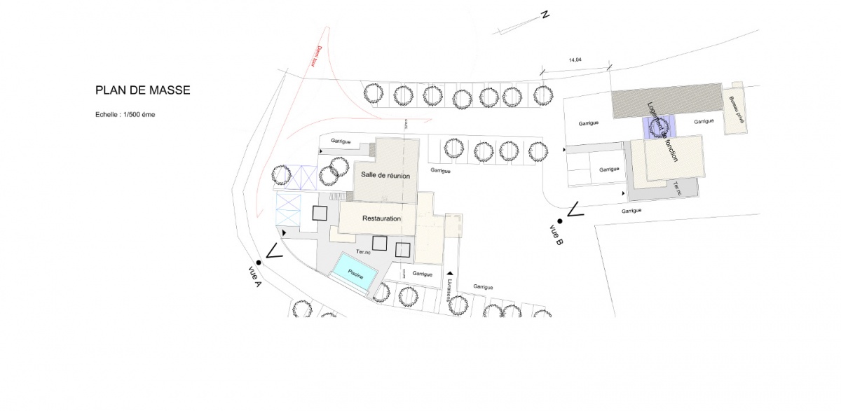 Parc H�tel Loisirs : batiment-public hotel plan